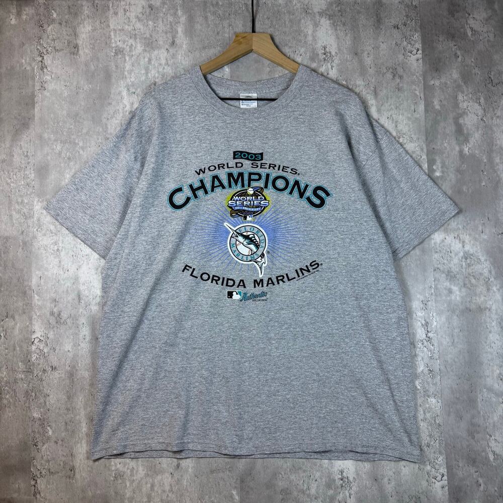 2003 MLB World Series Champions Flordia Marlins Graphic Tee X-L